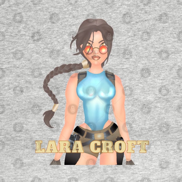 Tomb raider Lara Croft by Miss Shorty Arts